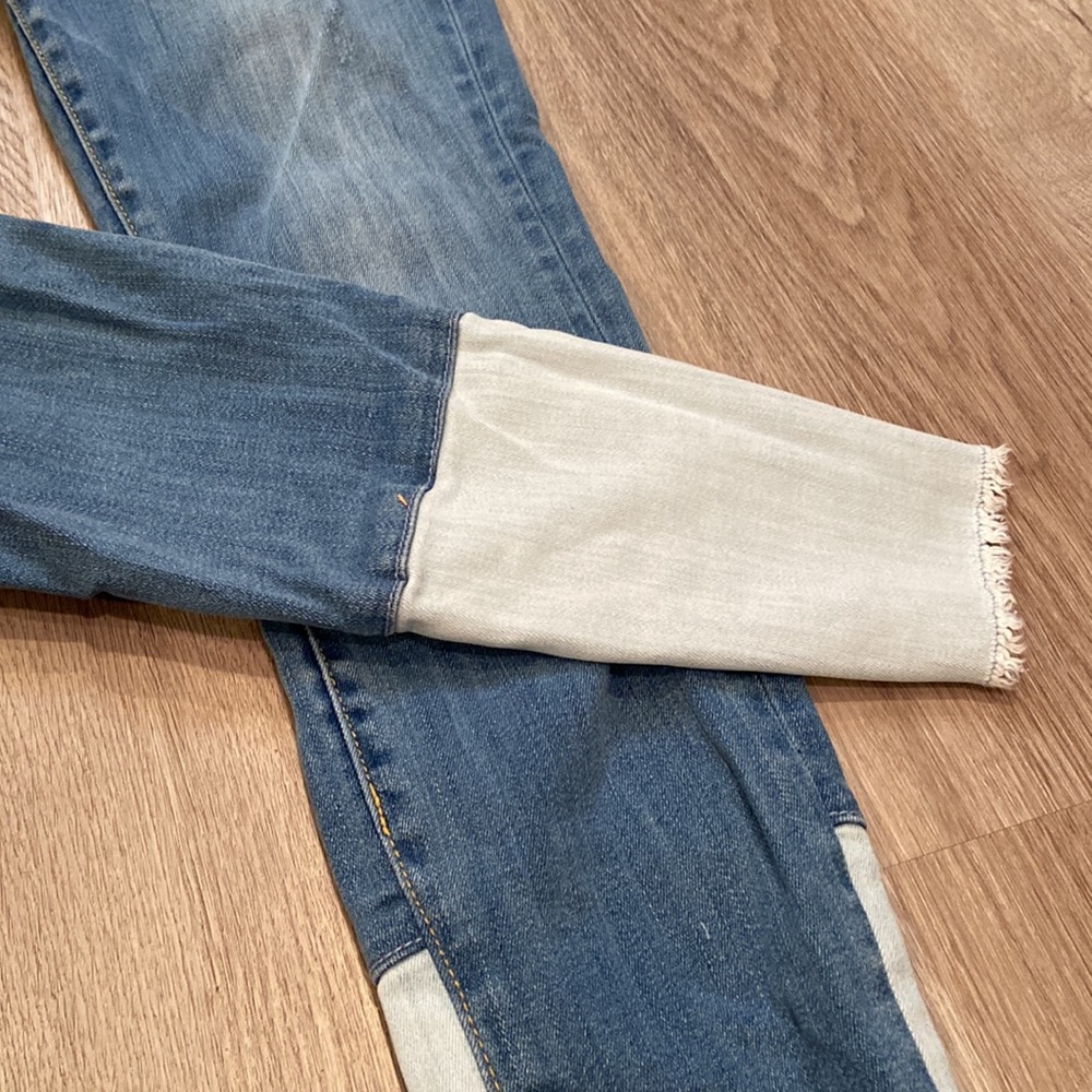 Pilcro and The Letterpress Anthropologie Script Hi Low Jeans - Picture 3 of 7